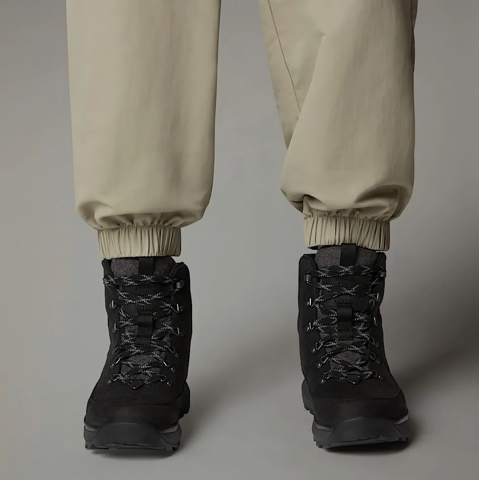 New The North Face Vandtætte Bergen Leather Snow Boots Til Herrer TNF Black-TNF Black