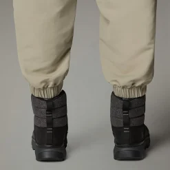 New The North Face Vandtætte Bergen Leather Snow Boots Til Herrer TNF Black-TNF Black