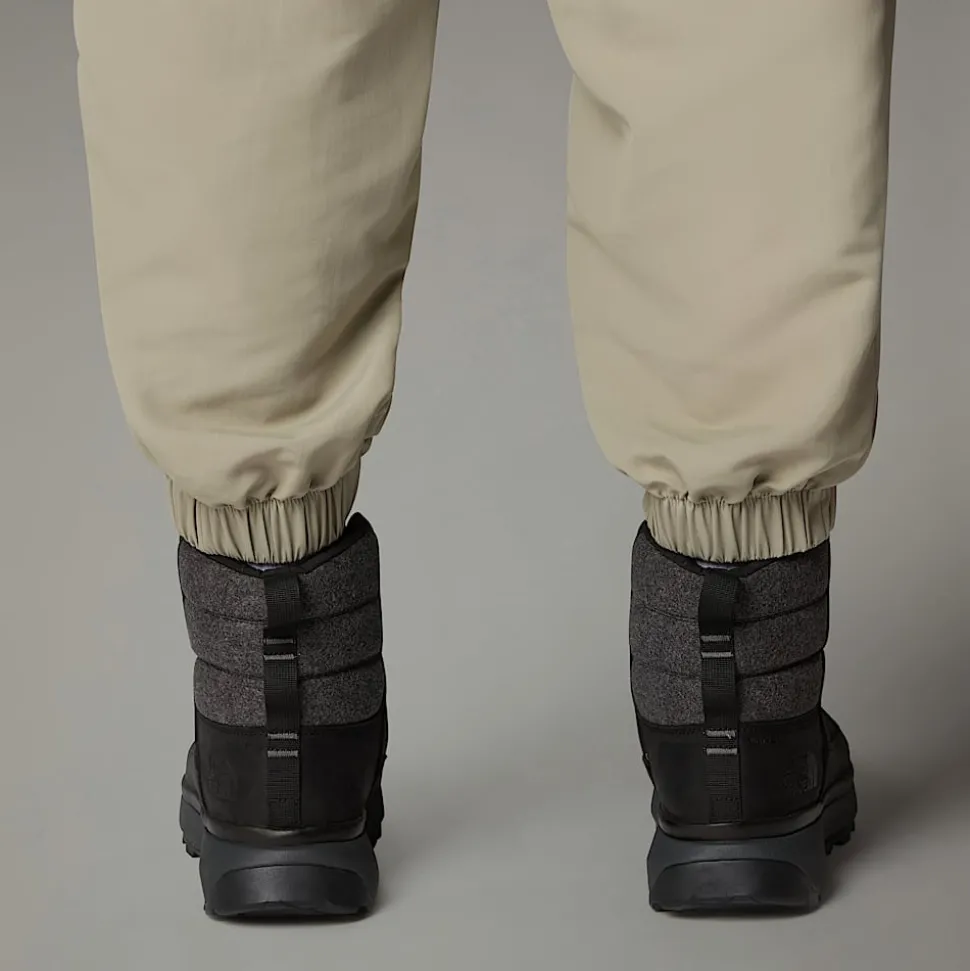 New The North Face Vandtætte Bergen Leather Snow Boots Til Herrer TNF Black-TNF Black