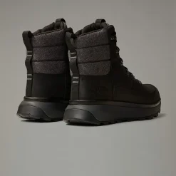 New The North Face Vandtætte Bergen Leather Snow Boots Til Herrer TNF Black-TNF Black
