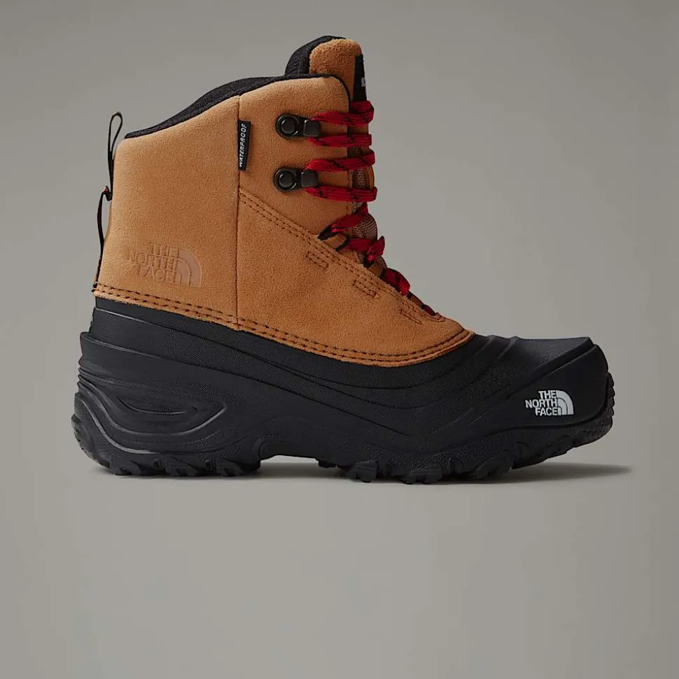 Online The North Face Vandtætte Chilkat V Lace Vandrestøvler Til Børn ALMOND BUTTER/TNF BLACK