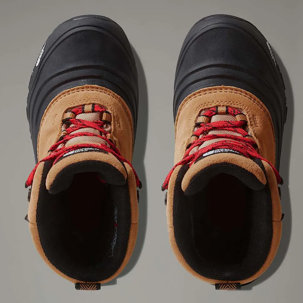 Online The North Face Vandtætte Chilkat V Lace Vandrestøvler Til Børn ALMOND BUTTER/TNF BLACK