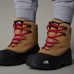 Online The North Face Vandtætte Chilkat V Lace Vandrestøvler Til Børn ALMOND BUTTER/TNF BLACK