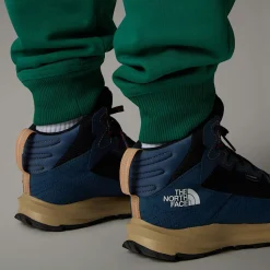 Shop The North Face Vandtætte Fastpack Mid Vandrestøvler Til Unge Shady Blue-TNF White