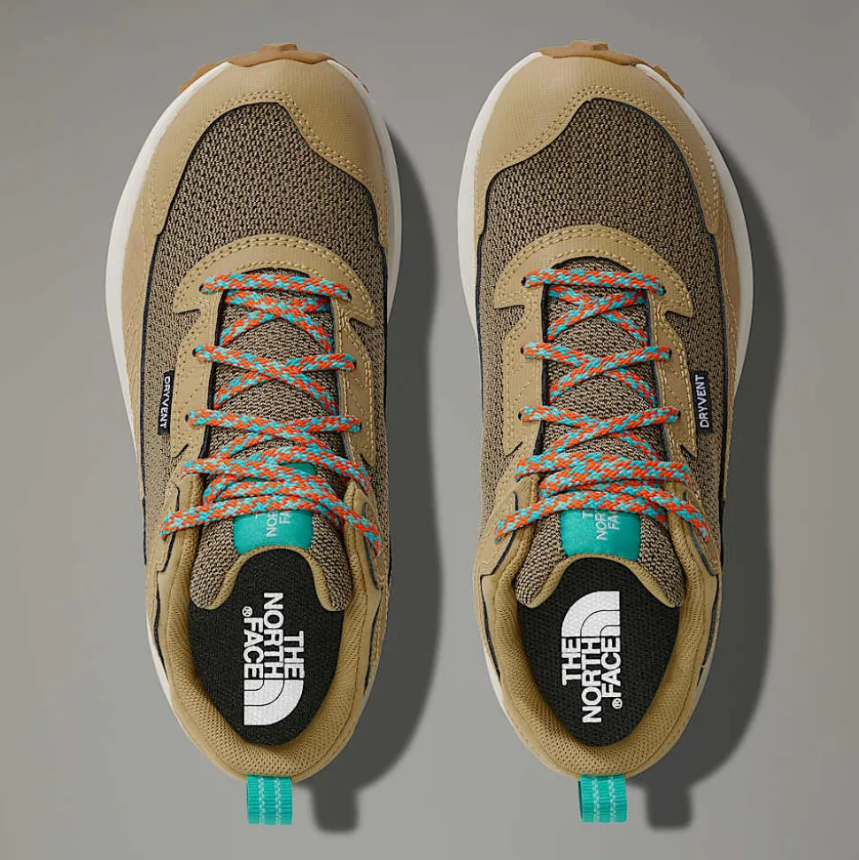 Cheap The North Face Vandtætte Fastpack Vandresko Til Unge KHAKI STONE/GEYSER AQUA