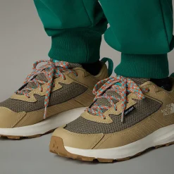 Cheap The North Face Vandtætte Fastpack Vandresko Til Unge KHAKI STONE/GEYSER AQUA