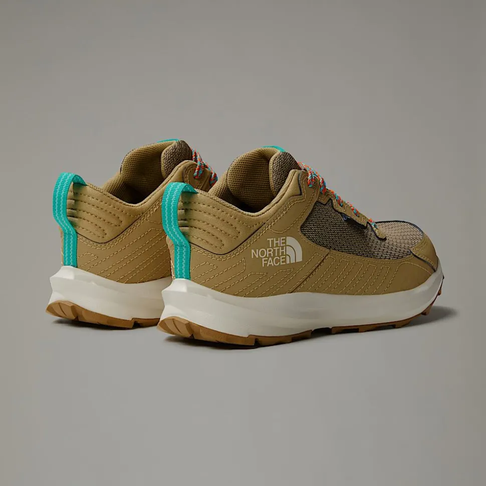 Cheap The North Face Vandtætte Fastpack Vandresko Til Unge KHAKI STONE/GEYSER AQUA