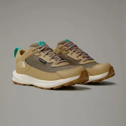 Cheap The North Face Vandtætte Fastpack Vandresko Til Unge KHAKI STONE/GEYSER AQUA
