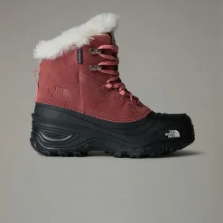 Fashion The North Face Vandtætte Shellista V Lace Snow Støvler Til Børn CANYON DUST/TERRACOTTA