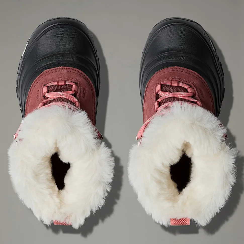 Fashion The North Face Vandtætte Shellista V Lace Snow Støvler Til Børn CANYON DUST/TERRACOTTA