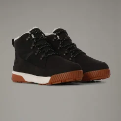 New The North Face Vandtætte Sierra Street Støvler Til Damer TNF BLACK/GARDENIA WHITE