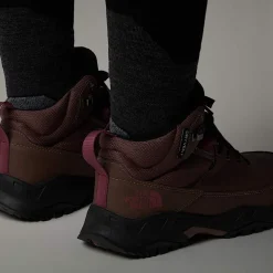 Clearance The North Face Vandtætte Storm Strike III Vandrestøvler Til Damer Deep Taupe-TNF Black