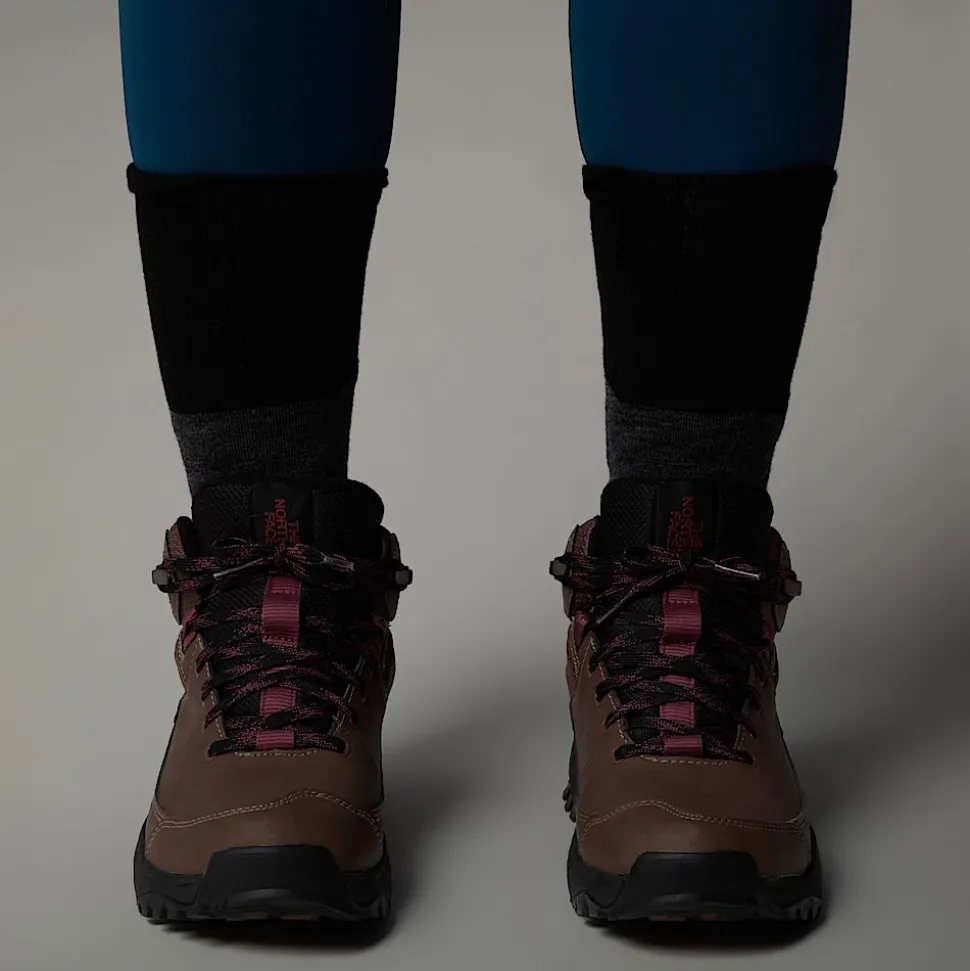 Clearance The North Face Vandtætte Storm Strike III Vandrestøvler Til Damer Deep Taupe-TNF Black