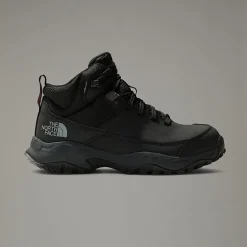 Clearance The North Face Vandtætte Storm Strike III Vandrestøvler Til Damer TNF Black-Asphalt Grey