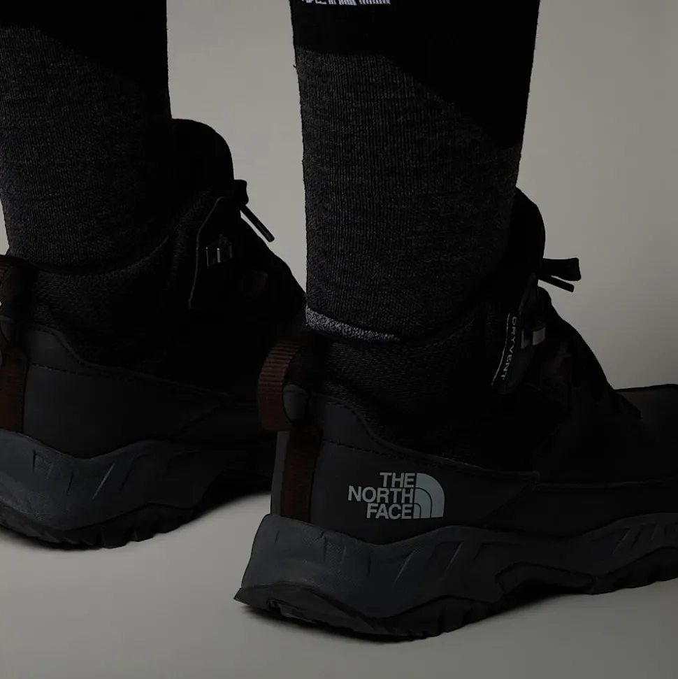 Clearance The North Face Vandtætte Storm Strike III Vandrestøvler Til Damer TNF Black-Asphalt Grey