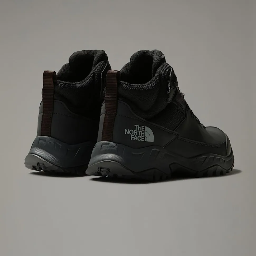 Clearance The North Face Vandtætte Storm Strike III Vandrestøvler Til Damer TNF Black-Asphalt Grey