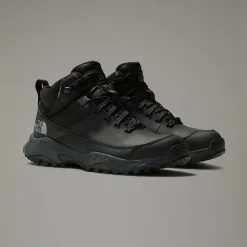 Clearance The North Face Vandtætte Storm Strike III Vandrestøvler Til Damer TNF Black-Asphalt Grey