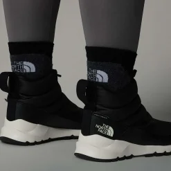 Clearance The North Face Vandtætte ThermoBall™ Progressive II Zip-Up Vinterstøvler TNF BLACK/GARDENIA WHITE