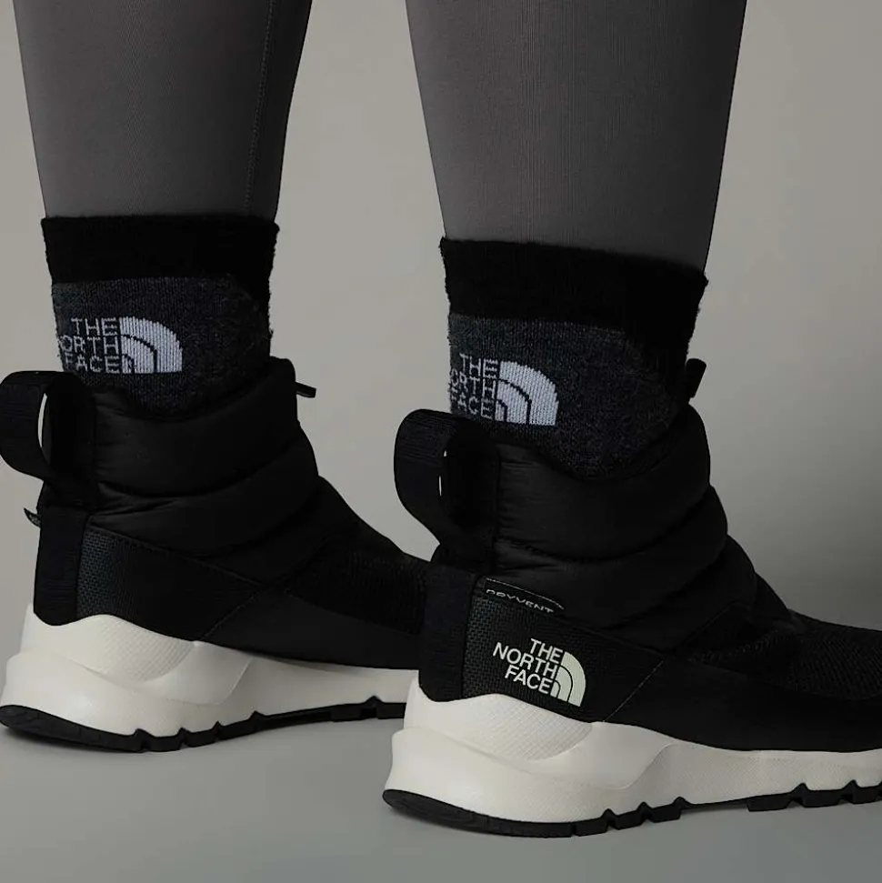 Clearance The North Face Vandtætte ThermoBall™ Progressive II Zip-Up Vinterstøvler TNF BLACK/GARDENIA WHITE