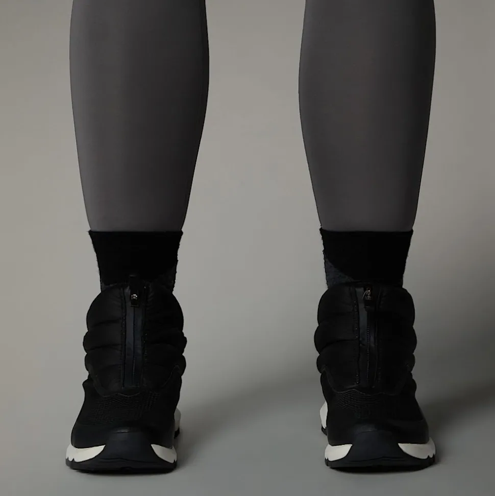 Clearance The North Face Vandtætte ThermoBall™ Progressive II Zip-Up Vinterstøvler TNF BLACK/GARDENIA WHITE