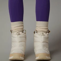 Clearance The North Face Vandtætte ThermoBall™ Pull-On Støvler Til Unge WHITE DUNE/GRAVEL