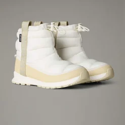Clearance The North Face Vandtætte ThermoBall™ Pull-On Støvler Til Unge WHITE DUNE/GRAVEL