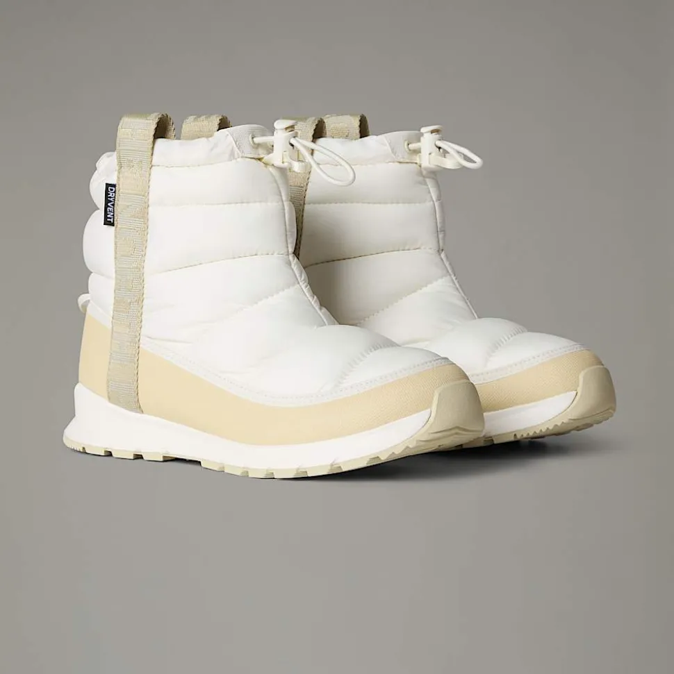 Clearance The North Face Vandtætte ThermoBall™ Pull-On Støvler Til Unge WHITE DUNE/GRAVEL