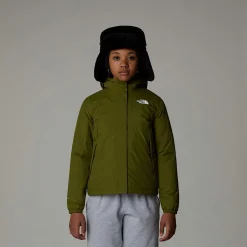 Fashion The North Face Varm Antora Regnjakke Til Piger Forest Olive