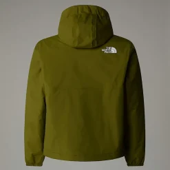 Fashion The North Face Varm Antora Regnjakke Til Piger Forest Olive