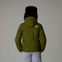 Fashion The North Face Varm Antora Regnjakke Til Piger Forest Olive