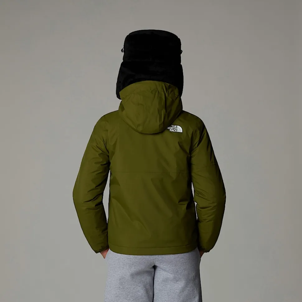 Fashion The North Face Varm Antora Regnjakke Til Piger Forest Olive