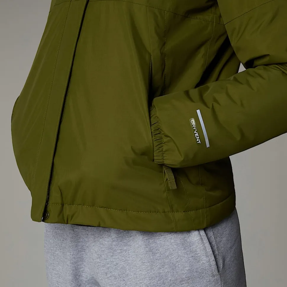 Fashion The North Face Varm Antora Regnjakke Til Piger Forest Olive