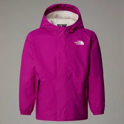 Clearance The North Face Varm Antora Regnjakke Til Børn Deep Mulberry