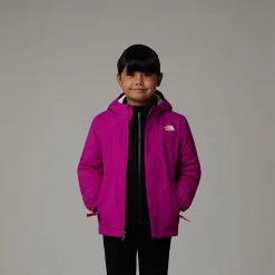 Clearance The North Face Varm Antora Regnjakke Til Børn Deep Mulberry