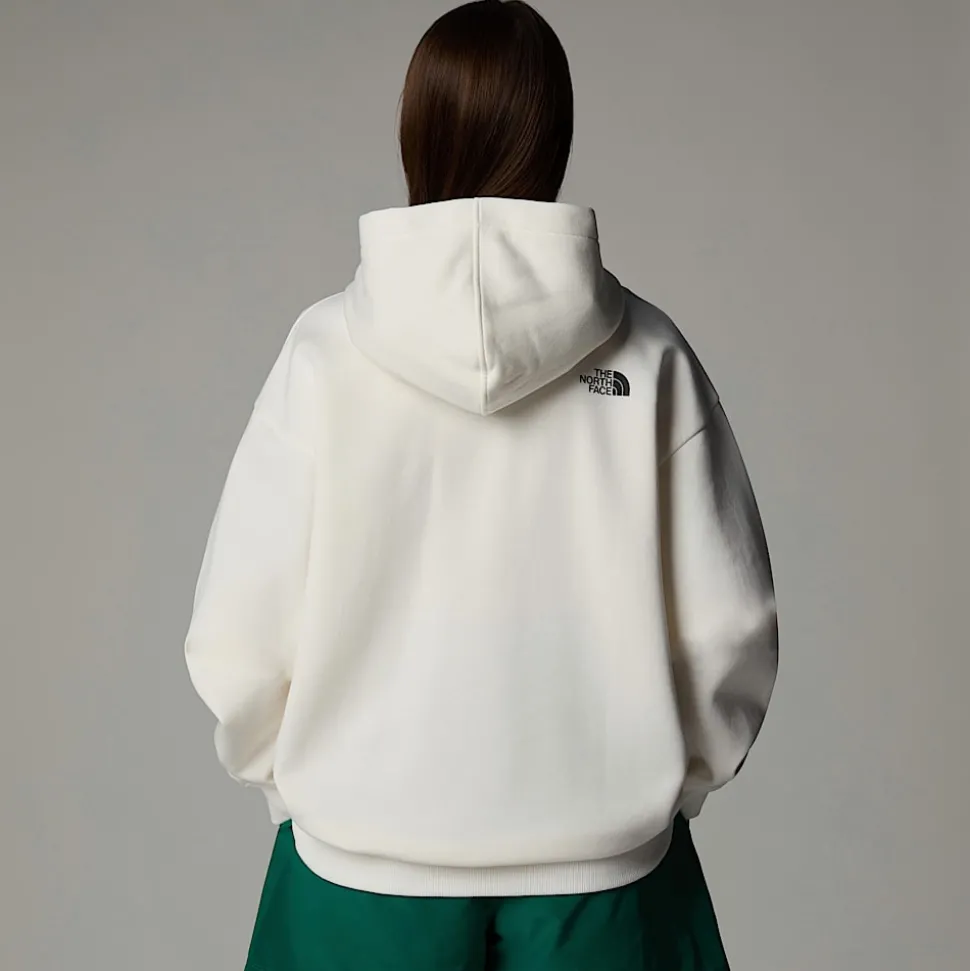 Outlet The North Face Varsity Graphic Hættetrøje Til Damer White Dune