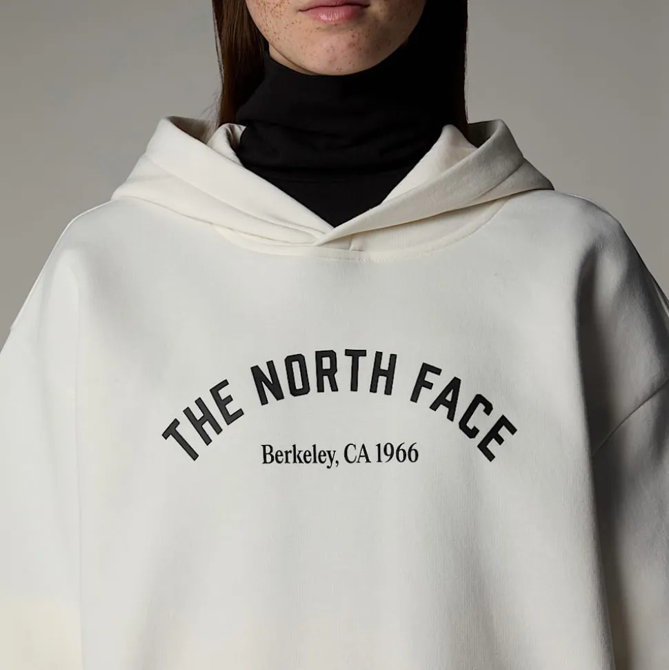 Outlet The North Face Varsity Graphic Hættetrøje Til Damer White Dune