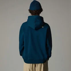 Outlet The North Face Varsity Graphic Hættetrøje Til Herrer Midnight Petrol