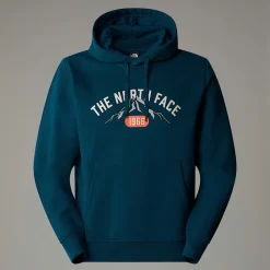 Outlet The North Face Varsity Graphic Hættetrøje Til Herrer Midnight Petrol