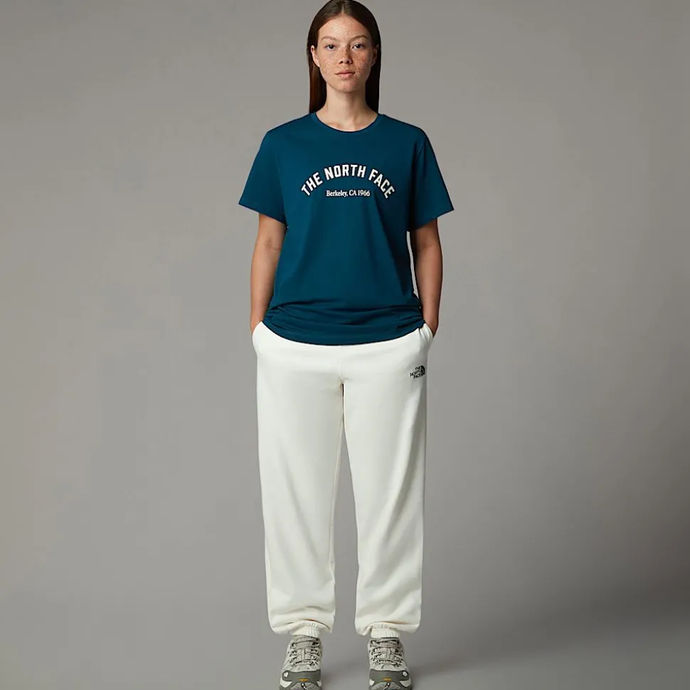 Discount The North Face Varsity Graphic T-shirt Til Damer Midnight Petrol