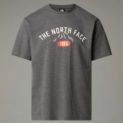 Discount The North Face Varsity Graphic T-shirt Til Herrer TNF Medium Grey Heather
