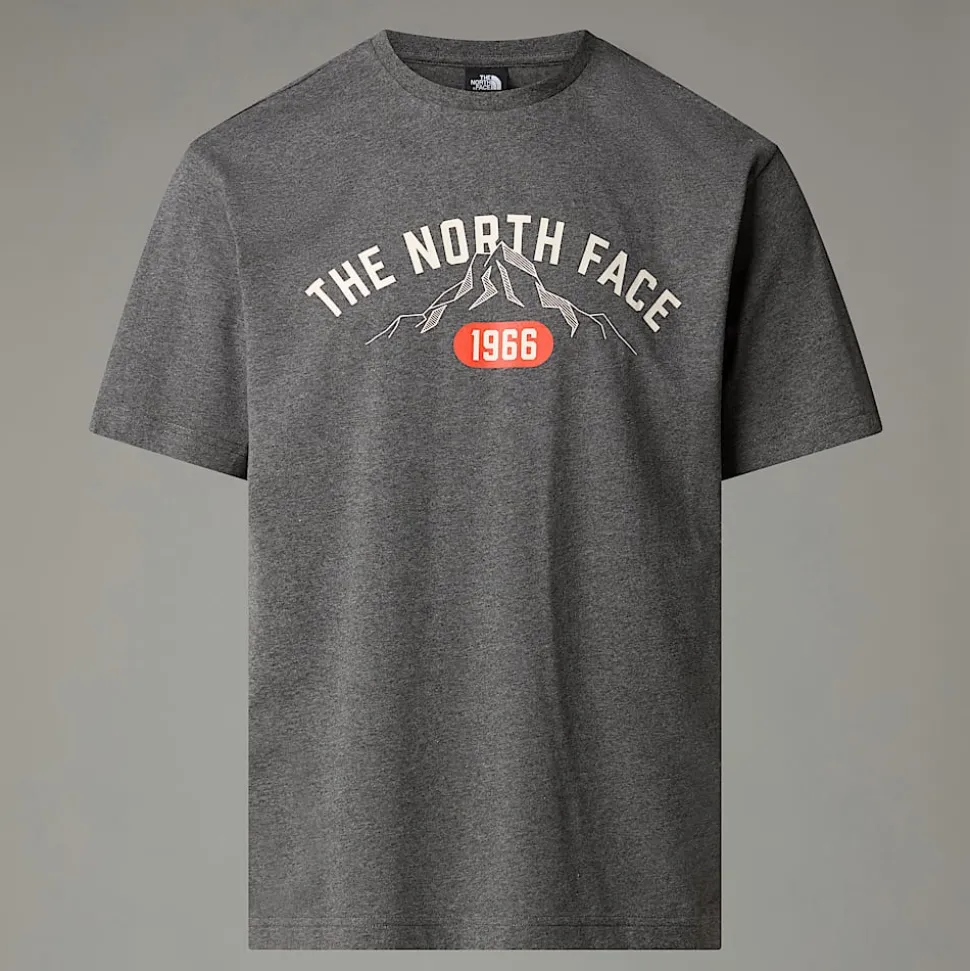 Discount The North Face Varsity Graphic T-shirt Til Herrer TNF Medium Grey Heather