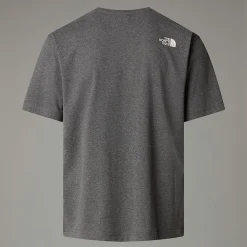 Discount The North Face Varsity Graphic T-shirt Til Herrer TNF Medium Grey Heather