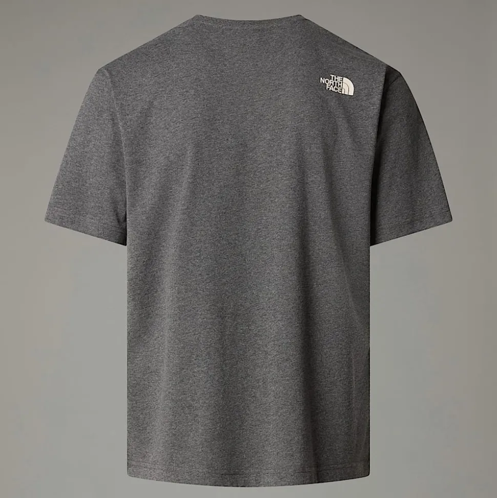 Discount The North Face Varsity Graphic T-shirt Til Herrer TNF Medium Grey Heather