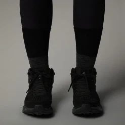 Online The North Face VECTIV™ Exploris II Leather Vandrestøvler Til Damer TNF Black-Vanadis Grey