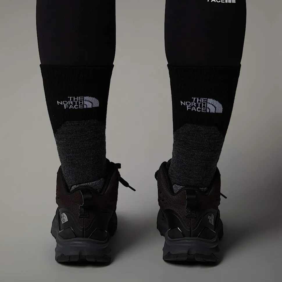 Online The North Face VECTIV™ Exploris II Leather Vandrestøvler Til Damer TNF Black-Vanadis Grey