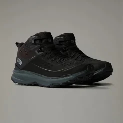 Online The North Face VECTIV™ Exploris II Leather Vandrestøvler Til Damer TNF Black-Vanadis Grey