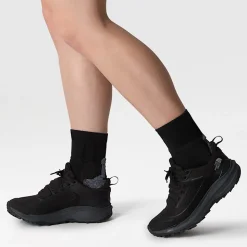 New The North Face VECTIV™ Exploris II Leather Vandresko Til Damer TNF Black-Vanadis Grey