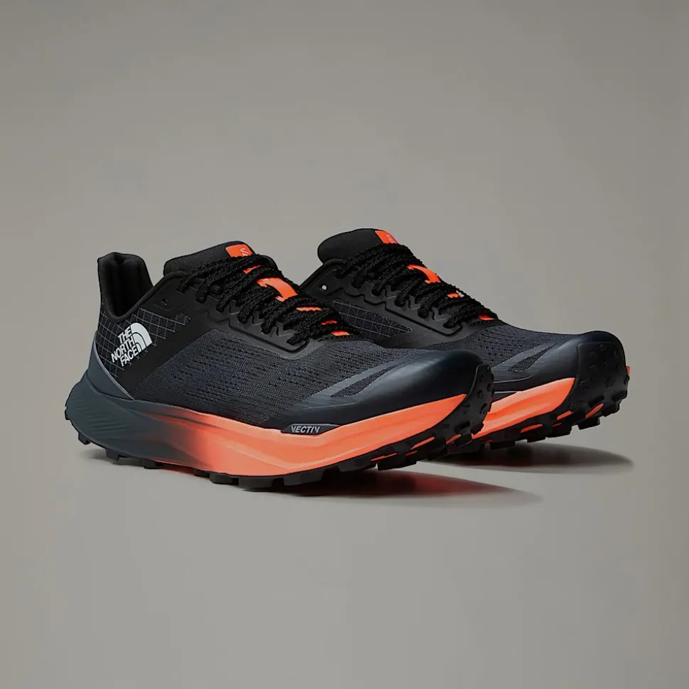 Outlet The North Face VECTIV™ Infinite II Trailløbesko Til Herrer ASPHALT GREY/VIVID FLAME