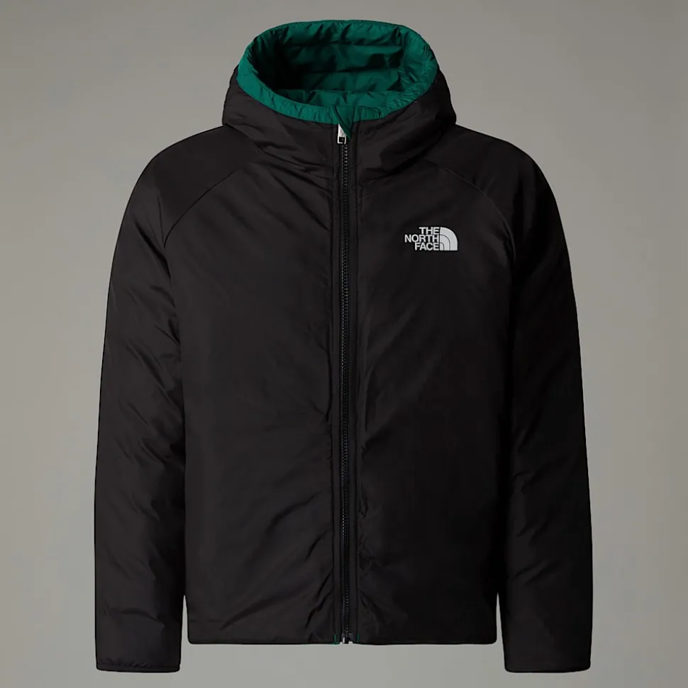 Clearance The North Face Vendbar Perrito Jakke Til Drenge Evergreen