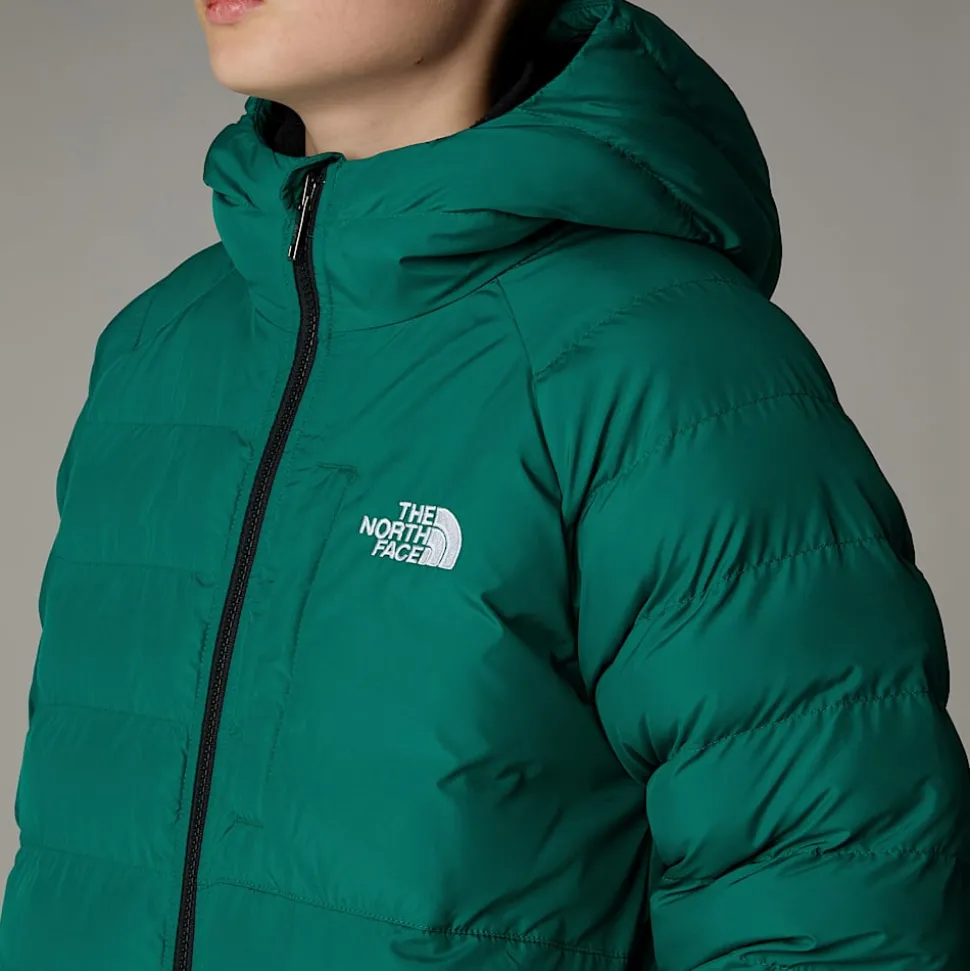 Clearance The North Face Vendbar Perrito Jakke Til Drenge Evergreen